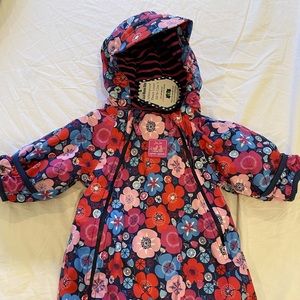 Jo Jo Maman Bebe All in One Fleece Lined snowsuit